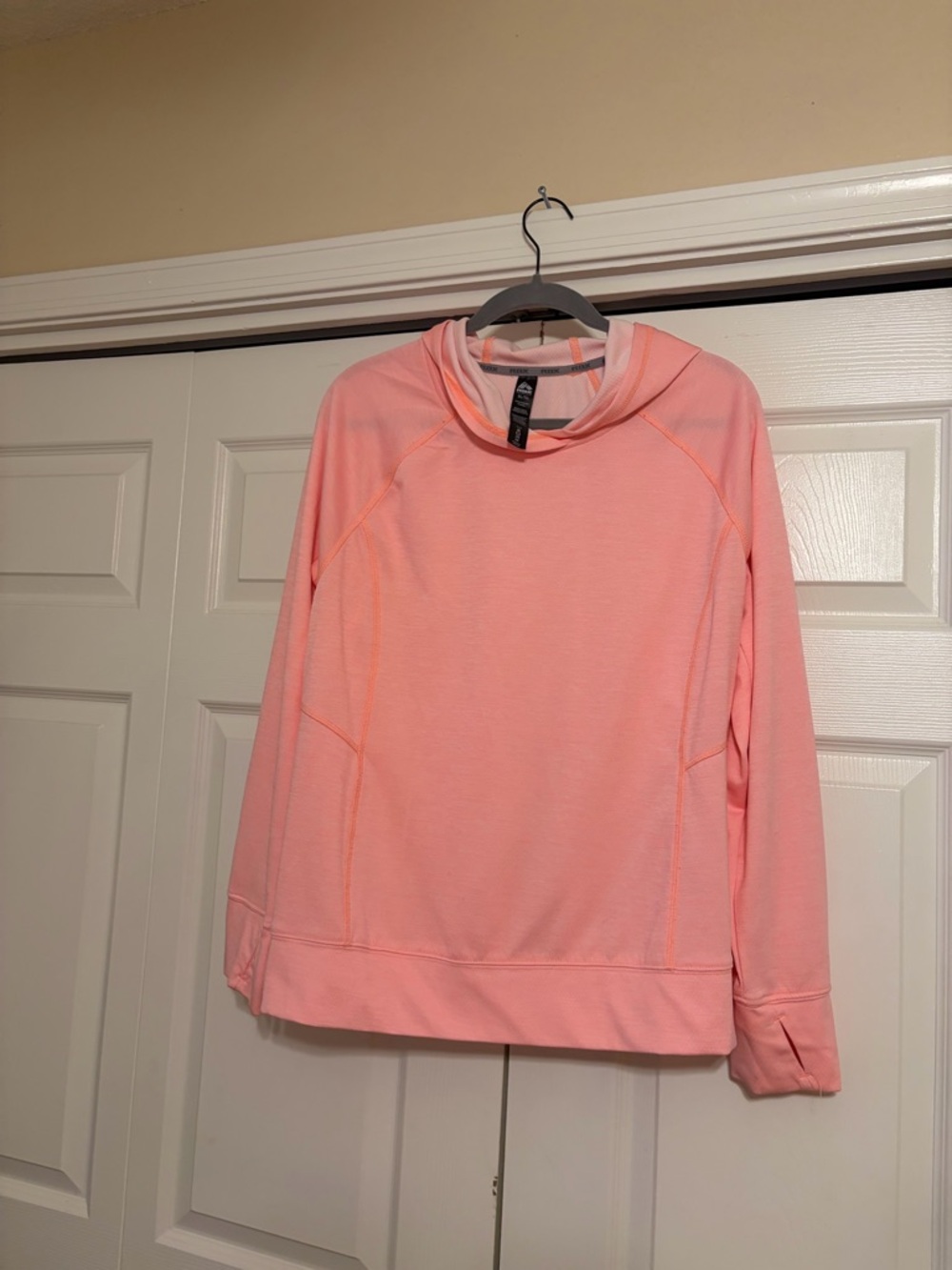 RBX Peach Hooded Active Pullover